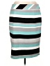 Nine West Stripes Teal Casual Skirt Size 16 - photo 1