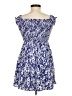 Express 100% Rayon Blue Casual Dress Size XS - photo 2