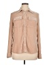 BCBGMAXAZRIA Pink Tan Long Sleeve Blouse Size XL (estimated) - photo 1