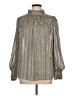 H&M Tweed Silver Long Sleeve Blouse Size L - photo 1