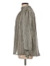 H&M Tweed Silver Long Sleeve Blouse Size L - photo 5
