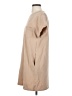 Unbranded Solid Tan Casual Dress Size XS - photo 5