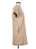 Unbranded Solid Tan Casual Dress Size XS - photo 4