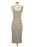 Lush Stripes Tan Casual Dress Size S - photo 2