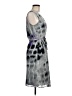 Worthington 100% Polyester Tie-dye Gray Cocktail Dress Size 6 - photo 4