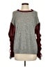 AndTheWhy Checkered-gingham Gray Pullover Sweater Size S - photo 1