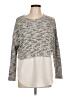 Zara W&B Collection Tweed Gray Pullover Sweater Size L - photo 1