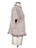 Zara Tweed Pink Poncho Size S - photo 4