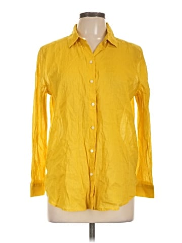 Ann Taylor LOFT Long Sleeve Button-Down Shirt (view 1)