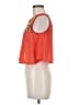 GB 100% Polyester Orange Sleeveless Blouse Size M - photo 5