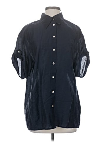 MNG Short Sleeve Button-Down Shirt (view 1)