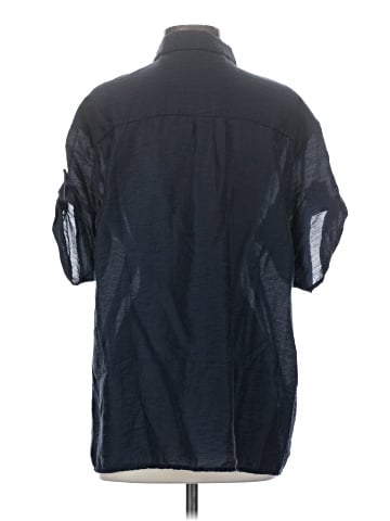 MNG Short Sleeve Button-Down Shirt (view 2)