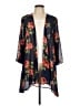 Dna Couture 100% Polyester Blue Kimono Size L - photo 1