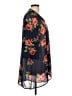 Dna Couture 100% Polyester Blue Kimono Size L - photo 4