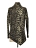 Cha Cha Vente Animal Print Brown Long Sleeve Blouse Size S - photo 2