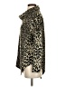 Cha Cha Vente Animal Print Brown Long Sleeve Blouse Size S - photo 5