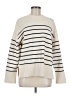 Zara Stripes Ivory Pullover Sweater Size M - photo 1