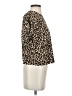 A.L.C. 100% Cotton Animal Print Gold Short Sleeve Turtleneck Size S - photo 4