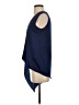 BCBGMAXAZRIA 100% Polyester Solid Blue Sleeveless T-Shirt Size XXS - photo 5