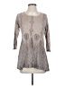 Indigo Soul Gray 3/4 Sleeve Top Size S - photo 1