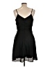 Pink Owl 100% Polyester Solid Black Cocktail Dress Size L - photo 2