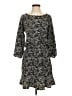 Joie 100% Polyester Tweed Black Casual Dress Size S - photo 1