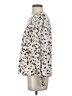 Shein Animal Print Ivory Long Sleeve Blouse Size 4 - photo 5