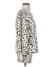 Shein Animal Print Ivory Long Sleeve Blouse Size 4 - photo 4