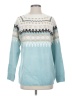 Unbranded 100% Acrylic Print Blue Pullover Sweater Size S - photo 1