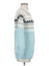 Unbranded 100% Acrylic Print Blue Pullover Sweater Size S - photo 4