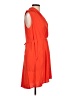 Maurices 100% Polyester Orange Casual Dress Size L - photo 4
