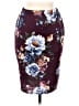 iris Floral Burgundy Formal Skirt Size M - photo 1