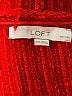 Ann Taylor LOFT 100% Polyester Red Cardigan Size XS - photo 7