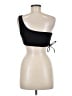 White Fox 100% Polyester Black Sleeveless Top Size M - photo 2