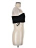 White Fox 100% Polyester Black Sleeveless Top Size M - photo 4