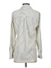 Talbots 100% Polyester Stripes Ivory Long Sleeve Blouse Size S - photo 2