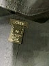J.Crew 100% Cotton Black Blue Trenchcoat Size 00 - photo 6