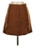 Hollister 100% Polyester Solid Brown Casual Skirt Size 1 - photo 1