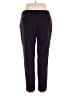 Worthington Solid Purple Casual Pants Size 14 - photo 2