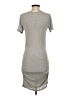 Venus Solid Gray Casual Dress Size S - photo 2