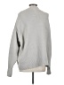 Cable Stitch Solid Gray Turtleneck Sweater Size XS - photo 2