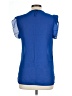 Unbranded 100% Polyester Blue Short Sleeve Blouse Size XL - photo 2