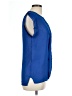 Unbranded 100% Polyester Blue Short Sleeve Blouse Size XL - photo 4