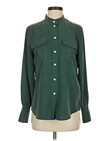 J.Crew Long Sleeve Silk Top (view 1)