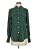 J.Crew 100% Silk Green Long Sleeve Silk Top Size XS - photo 1