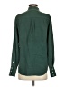 J.Crew 100% Silk Green Long Sleeve Silk Top Size XS - photo 2