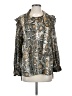 Zara Silver Long Sleeve Blouse Size S - photo 1