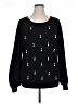 C. Wonder Polka Dots Black Pullover Sweater Size 1X - photo 1