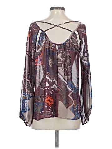 Sun & Shadow Long Sleeve Blouse (view 2)