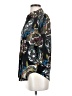 New Directions Animal Print Black 3/4 Sleeve Blouse Size S - photo 5